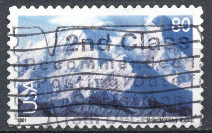 США 2001 г. Гора Мак-Кинли гашеная