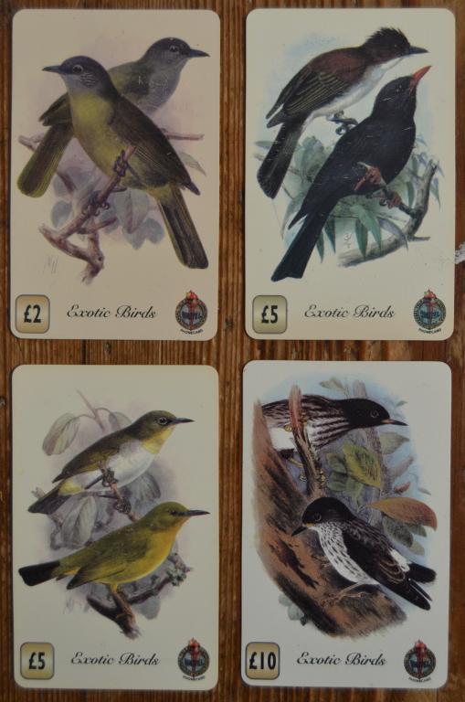 Телефонная карта СТК Великобритания Фауна Птицы серия 4 шт   - 31