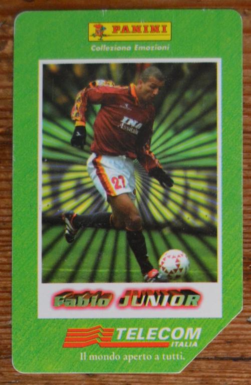 Телефонная карта Италия Футбол Панини - Фабио Юниор 10000 лир   - 31