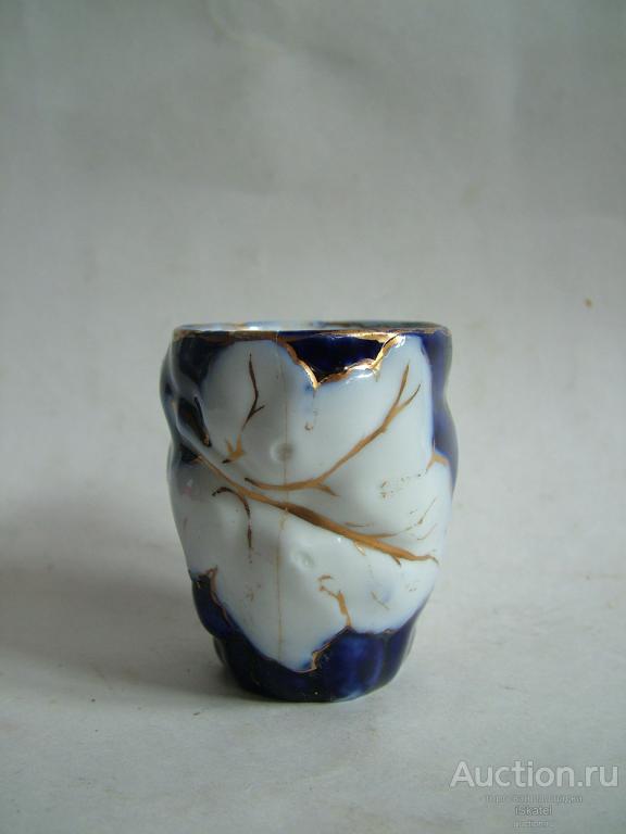 СТОПКА от графина ВИНОГРАД Фарфор ЛФЗ. Егорова И.Е. 1947