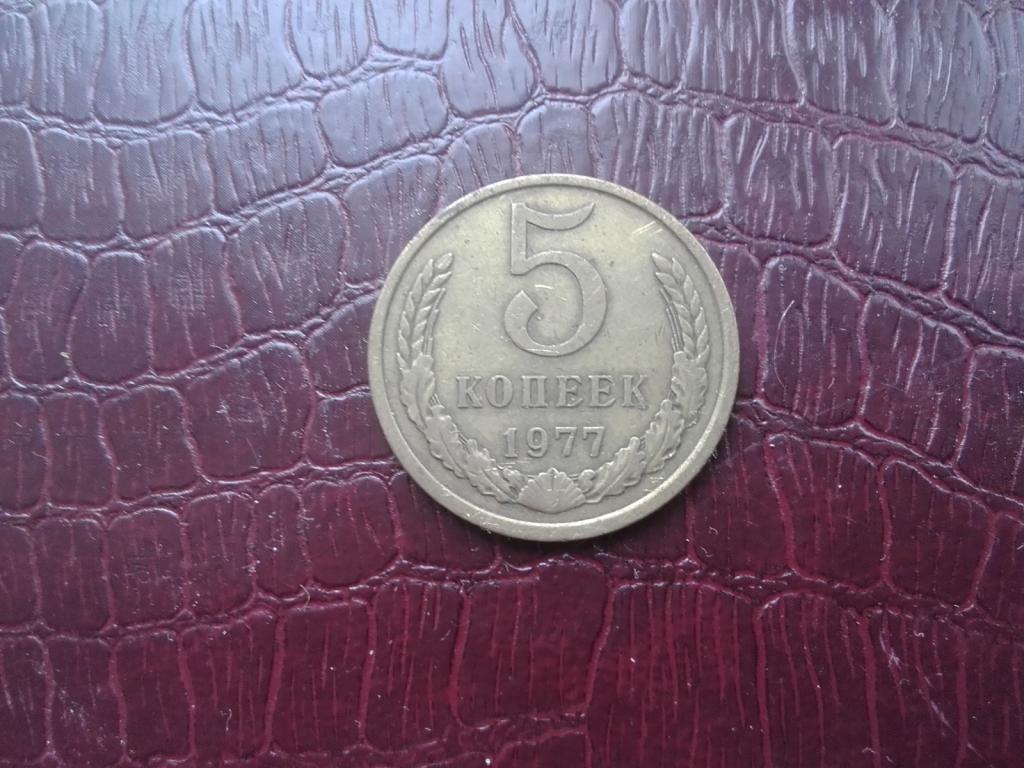 5 копеек 1977  год лот 1