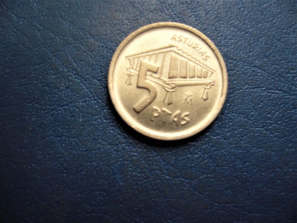Испания 5 песет 1995 Астурия