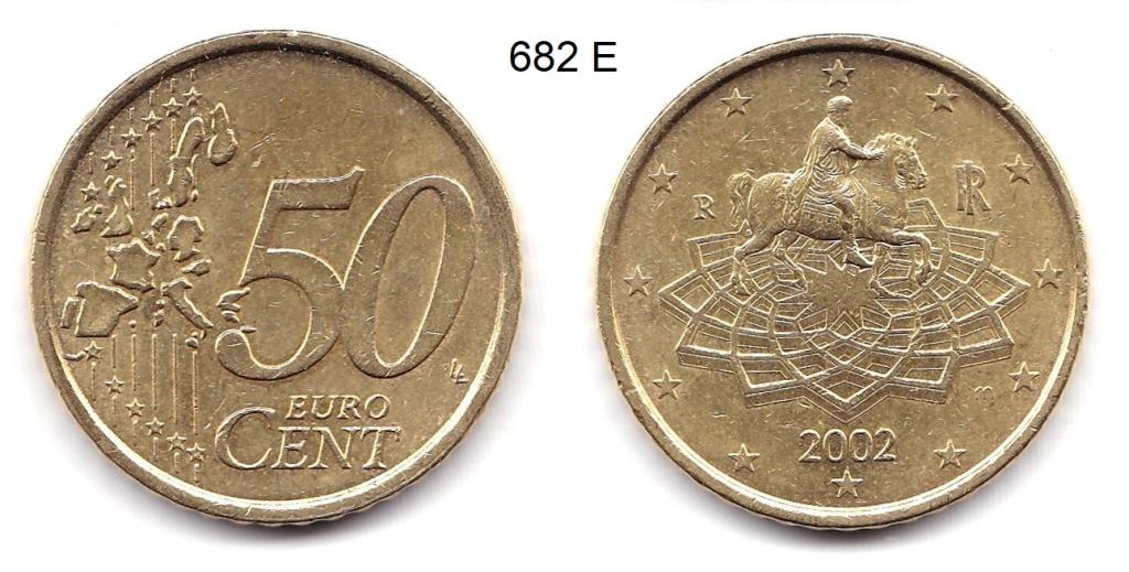 50 евроцентов. Италия. 2002 год.
