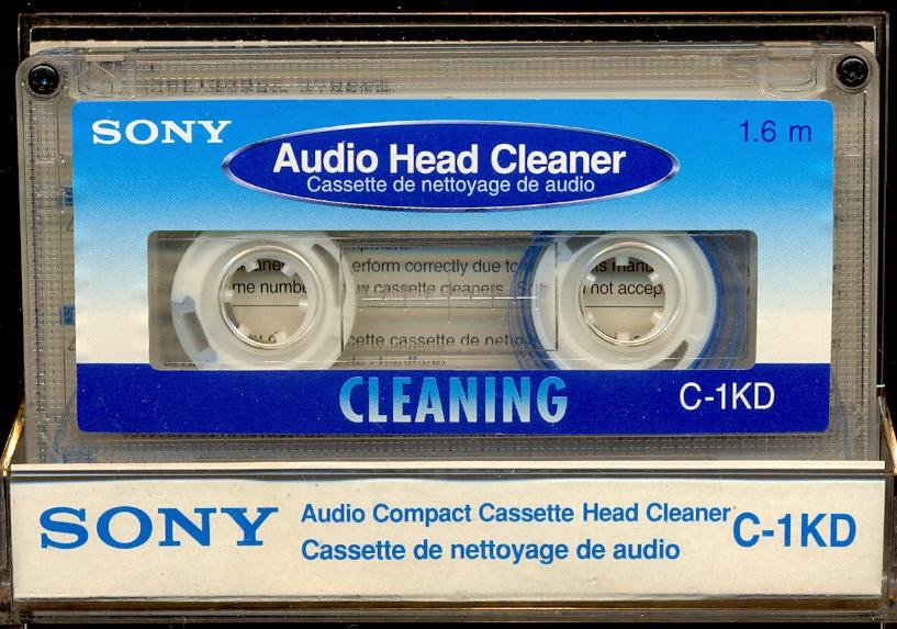 Аудиокассета чистящая SONY C-1KD Cleaning Cassette made in Japan (лот 2)