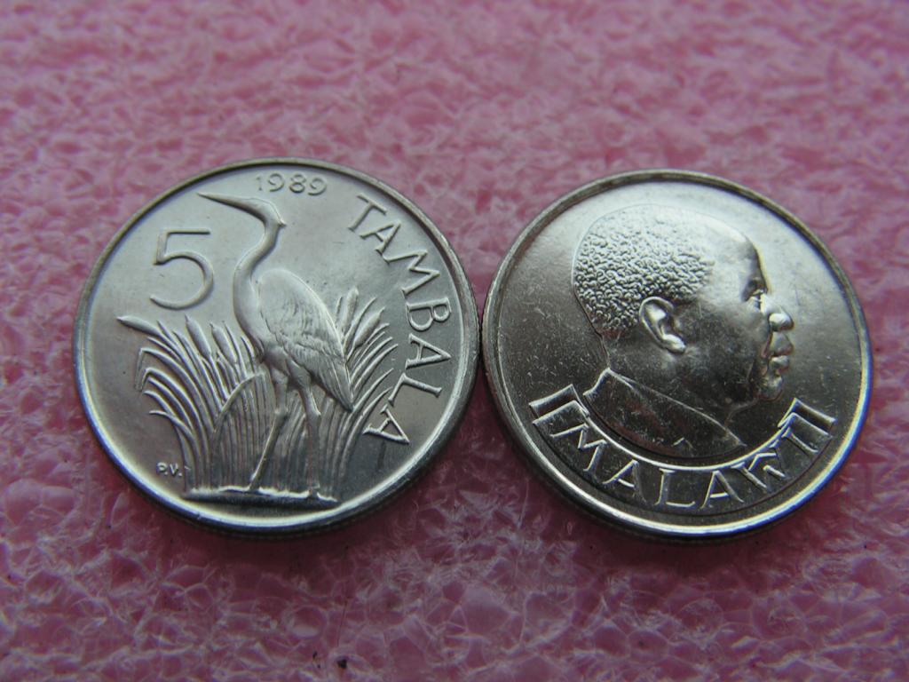 Малави 5 тамбала 1989 unc