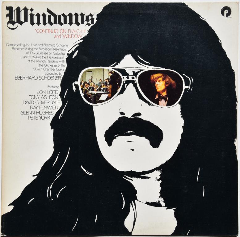 Jon Lord (Deep Purple) "Windows" 1974 Lp U.K. Promo!