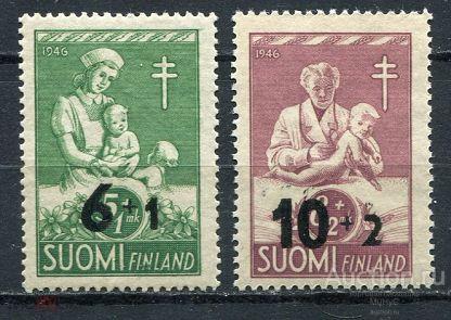 Финляндия 1947   Борьба с туберкулёзом .