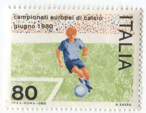 1980.Италия.Чемпионат по футболу.**