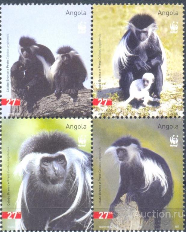 Ангола 2004 WWF пс сц MNH
