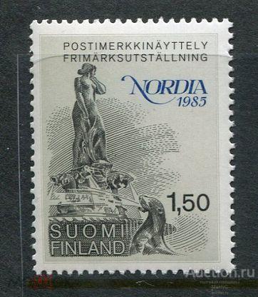 Финляндия 1985 Международная выставка скандинавских марок NORDIA'85 в Хельсинки