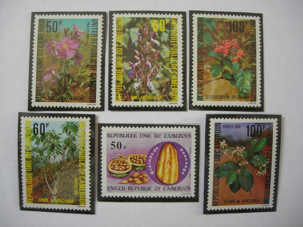 Камерун 1980 флора: цветы и др.  MNH