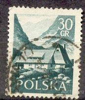 Польша 1956 ВИДЫ ЛАНДШАФТЫ ТУРИЗМ АРХИТЕКТУРА