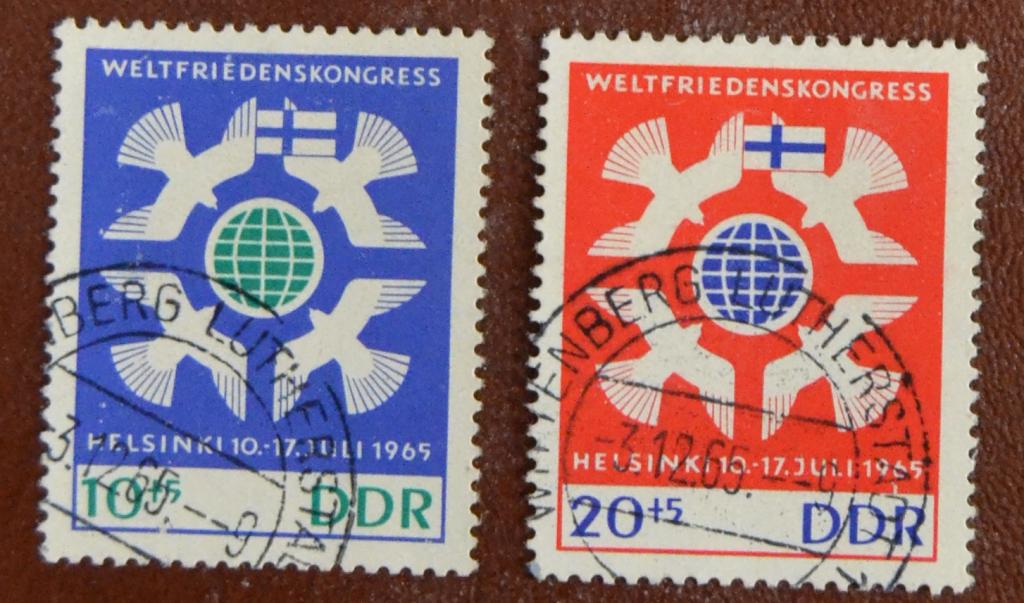 ГДР 1965 г. Всемирный конгресс сторонников мира, Хельсинки СТО