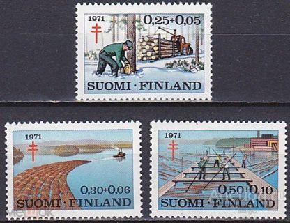 Финляндия 1971  Борьба с туберкулёзом