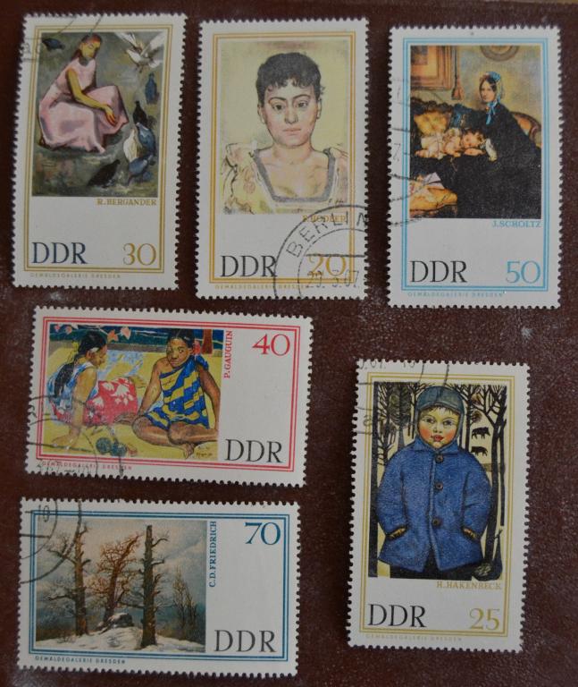 ГДР 1967 г. Живопись,картины Ми 1262-67 СТО