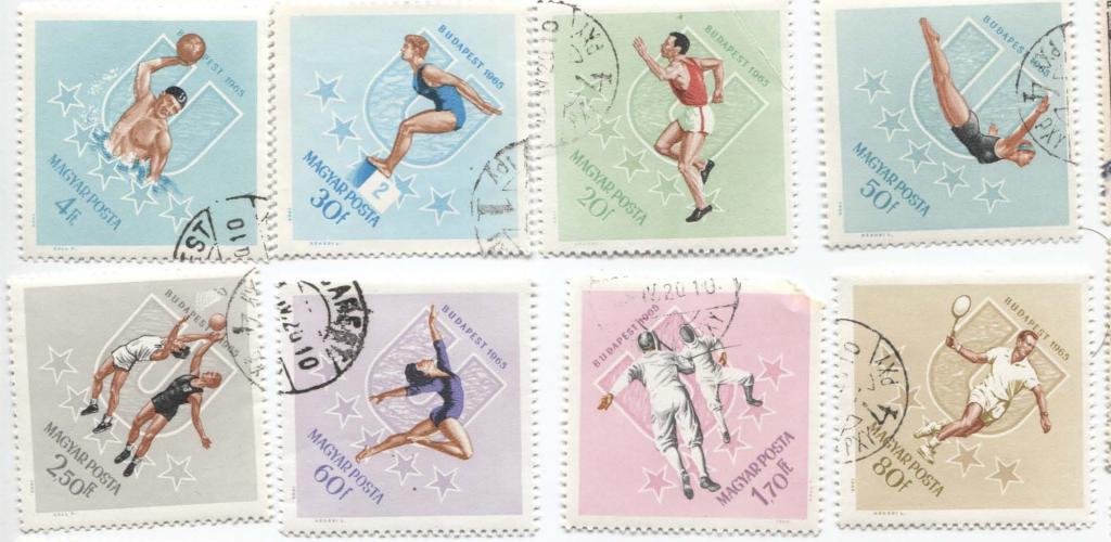1965.Венгрия.Спорт 9м.гаш
