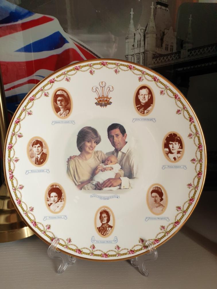 День Рождение Принца Уильяма сына принцессы Дианы и Принца Чарльза 1982 год