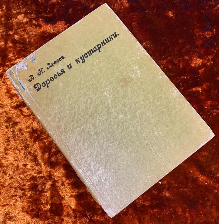 Книга Львов В. Н. "Деревья и кустарники" (Выпуск VI). 1904 год