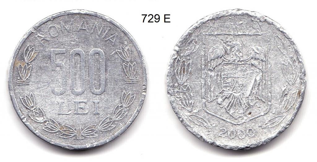 Румыния. 500 лей. 2000 год.