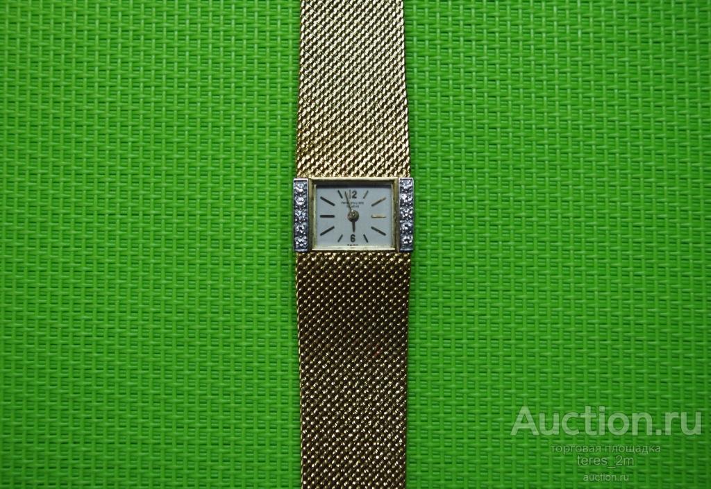Женские часы PATEK PHILIPPE золото 750 пробы, бриллианты по цене биржи