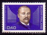 Финляндия 1969  100 лет со дня рождения Оскар Мериканто  -  финский композитор