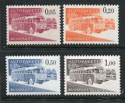 Финляндия 1963   Автобусные посылочные марки
