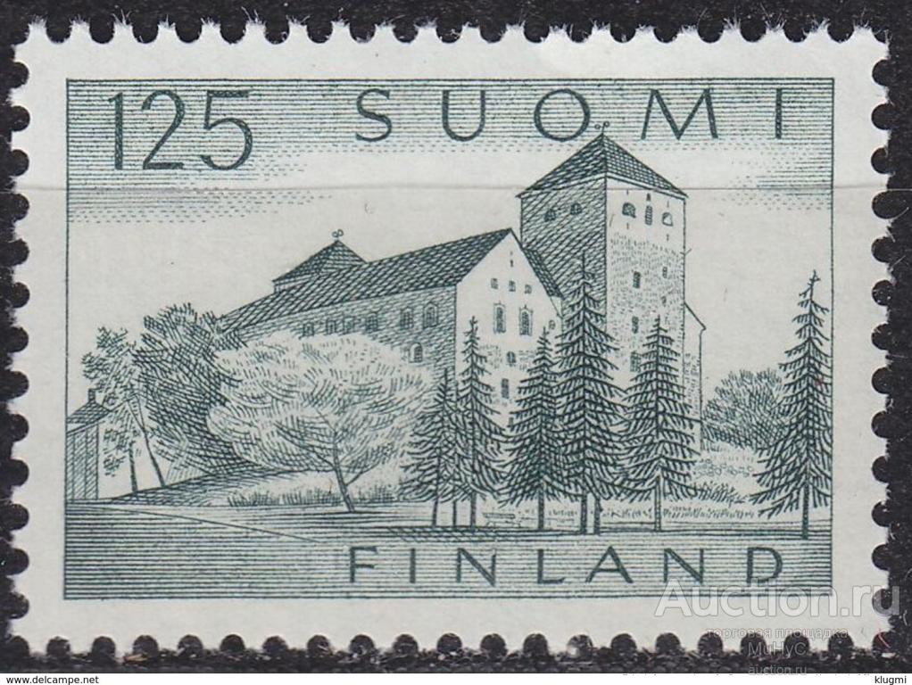 Финляндия 1961   Стандарт ,  замок  в городе Турку