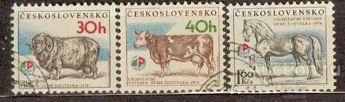 наб Чехословакия 1976  ДОМАШНИЕ ЖИВОТНЫЕ фауна