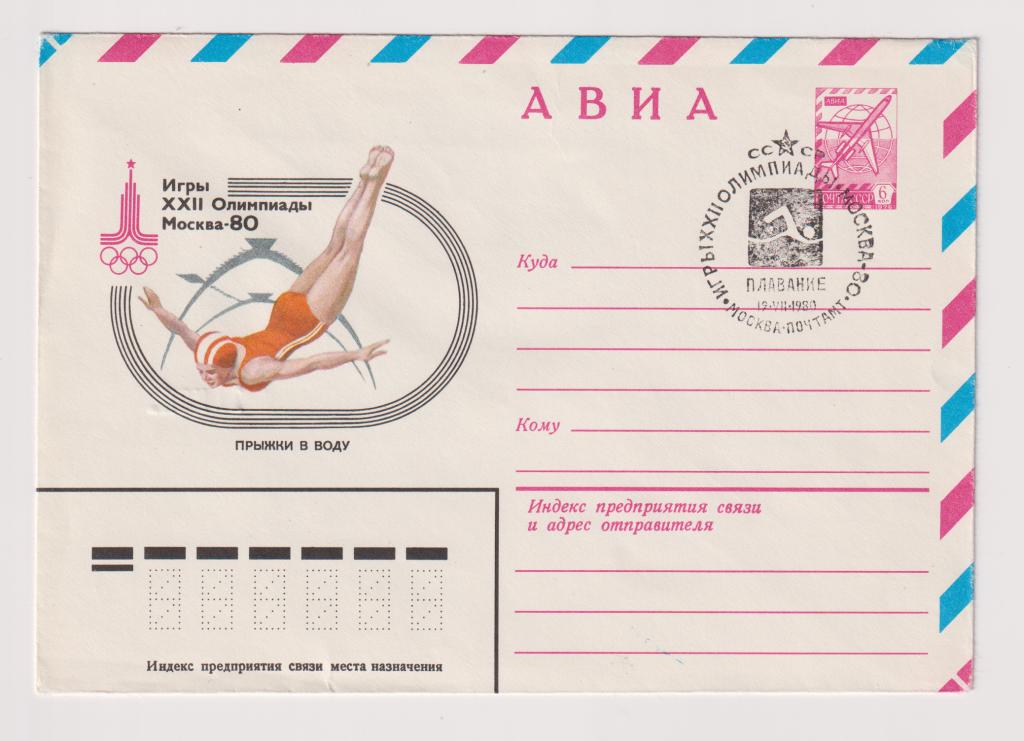 Игры XXII Олимпиады Прыжки в воду 1980