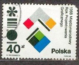 Польша 1988 ГРАФИЧЕСКОЕ ПРОЕКТИРОВАНИЕ И ДИЗАЙН