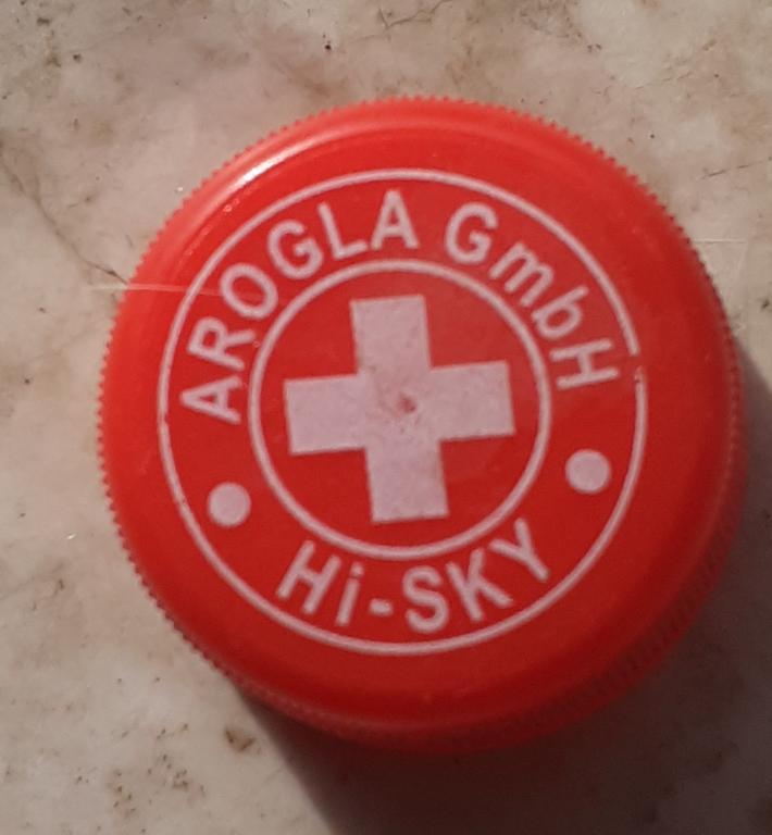 Пробка ПЭТмин.вода AROGLA красная