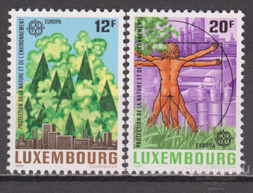 Люксембург 1986 охрана природы Mi1151,1152 MNH
