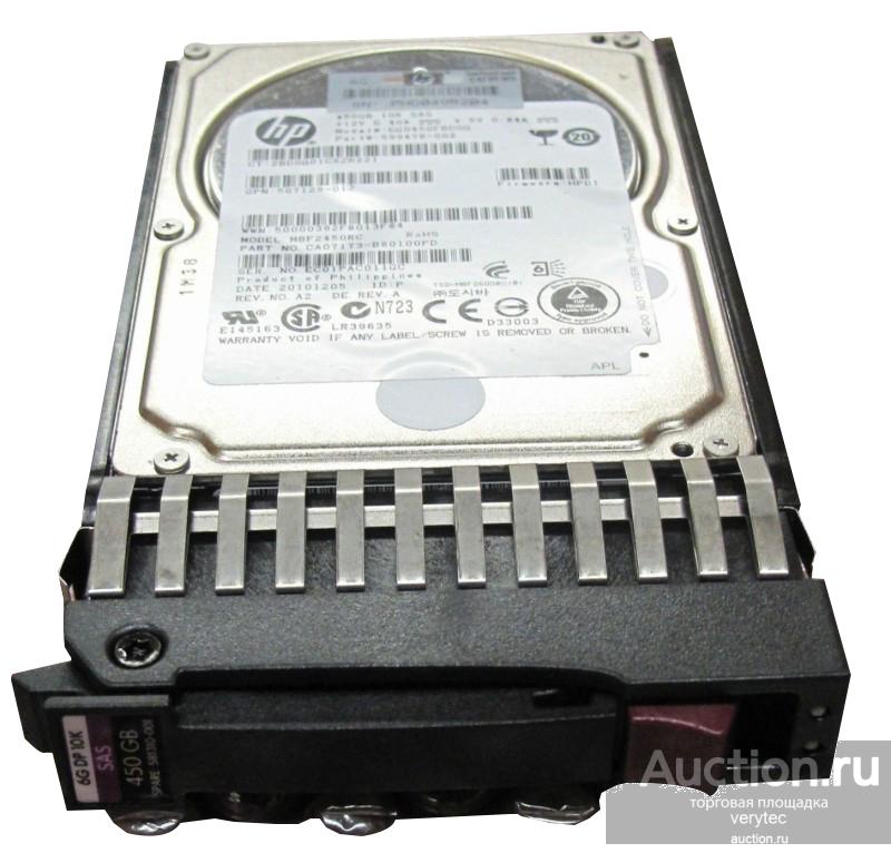 Жесткий диск HP 581284-B21 SAS 450Gb (U600/10K) DP 6G SFF