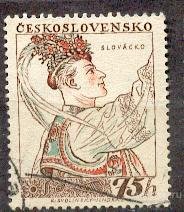 Чехословакия 1957 НАЦИОНАЛЬНЫЕ КОСТЮМЫ СЛОВЕНИЯ