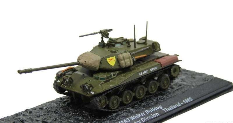 M41A3 Walker Bulldog - модель 1/72 ДеАгостини серии АНС - Спецвыпуск №3