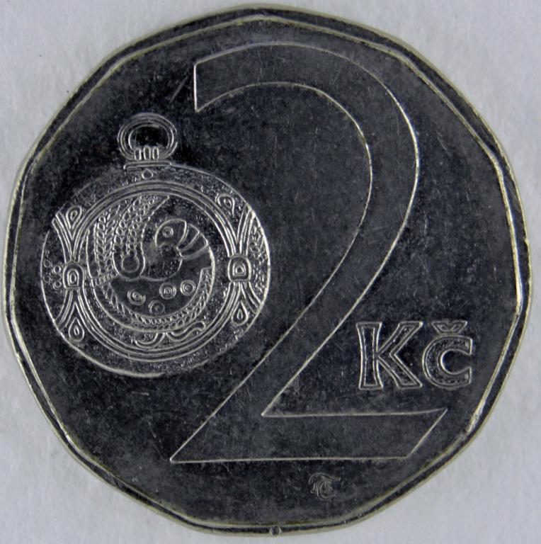 Чехия 2 кроны 1993 (С3)