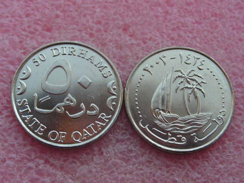 Катар 50 дирхамов 2003 KM#9 unc