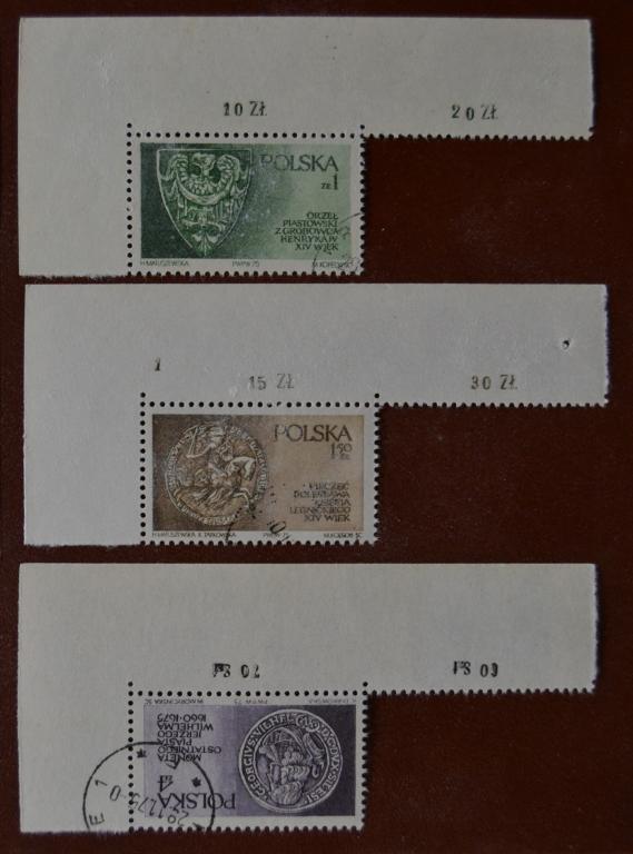 Польша 1975 г. Монеты Династии Пястов. Ми №2416-2418 СТО