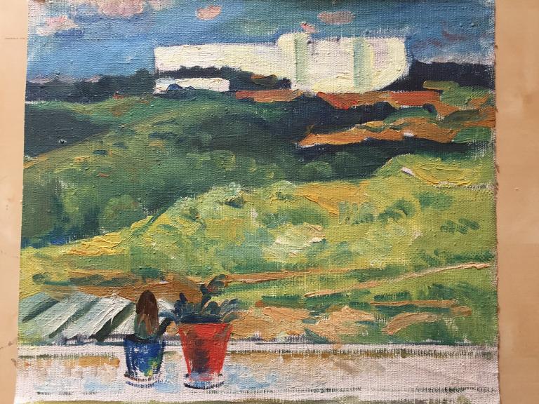 Вакс Б.И. (1912-1989) "Вид из окна"