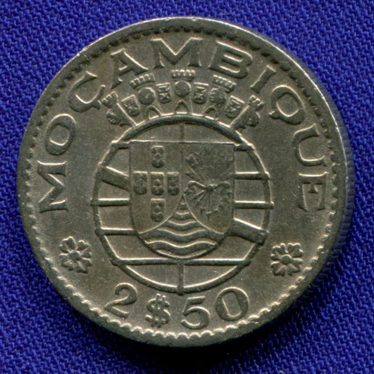 Мозамбик 2 1/2 эскудо 1965 VF