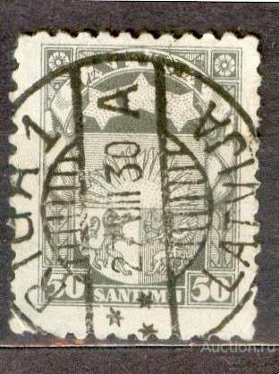 Латвия 1929 СТАНДАРТ ГЕРБ ВЗ 5 ЛИН 10