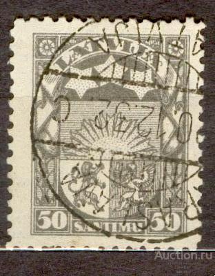 Латвия 1929 СТАНДАРТ ГЕРБ ВЗ 5 ЛИН 11,5
