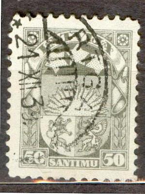 Латвия 1929 СТАНДАРТ ГЕРБ ВЗ 5 ЛИН 10,5