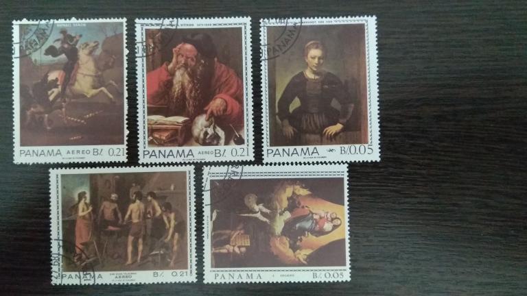 Марки.Живопись.Панама.1967.Дюрер.Гашеные.Михель 3,05Г евро.Сост.идеальное