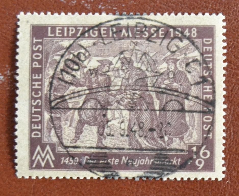 Советская зона Оккупации 1948 год  Лейпцигская Ярмарка Живопись Картины