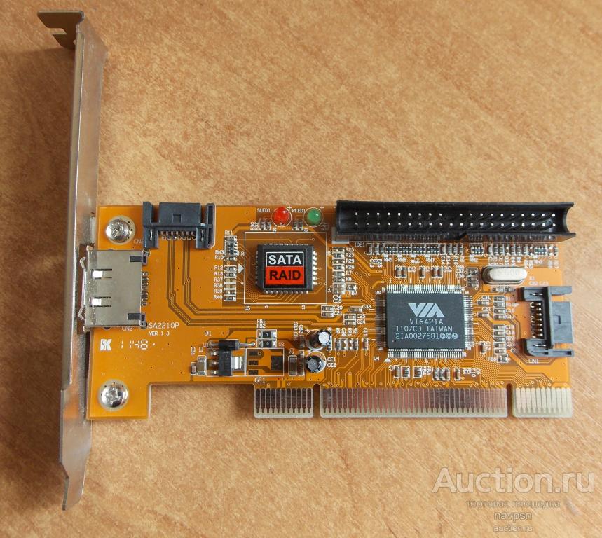 SATA IDE Raid контроллер VIA 6421