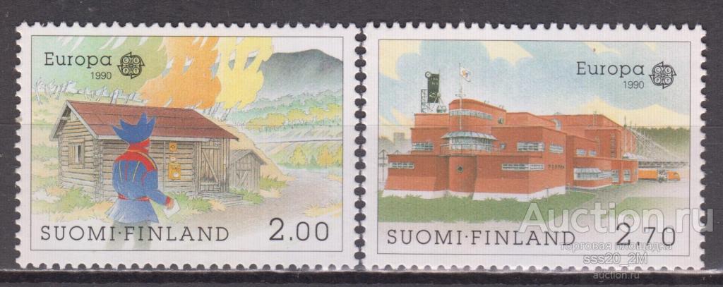 Финляндия 1990 почтамты Mi1108,1109 MNH