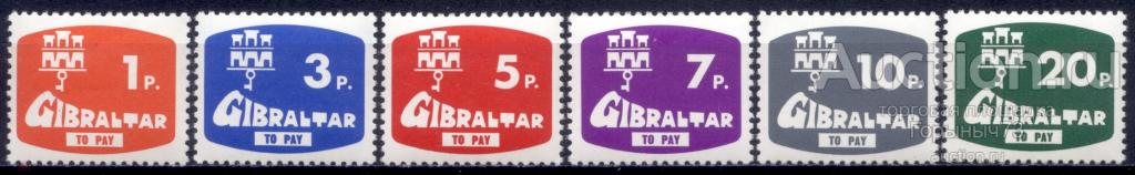 Гибралтар 1976 пс допл MNH