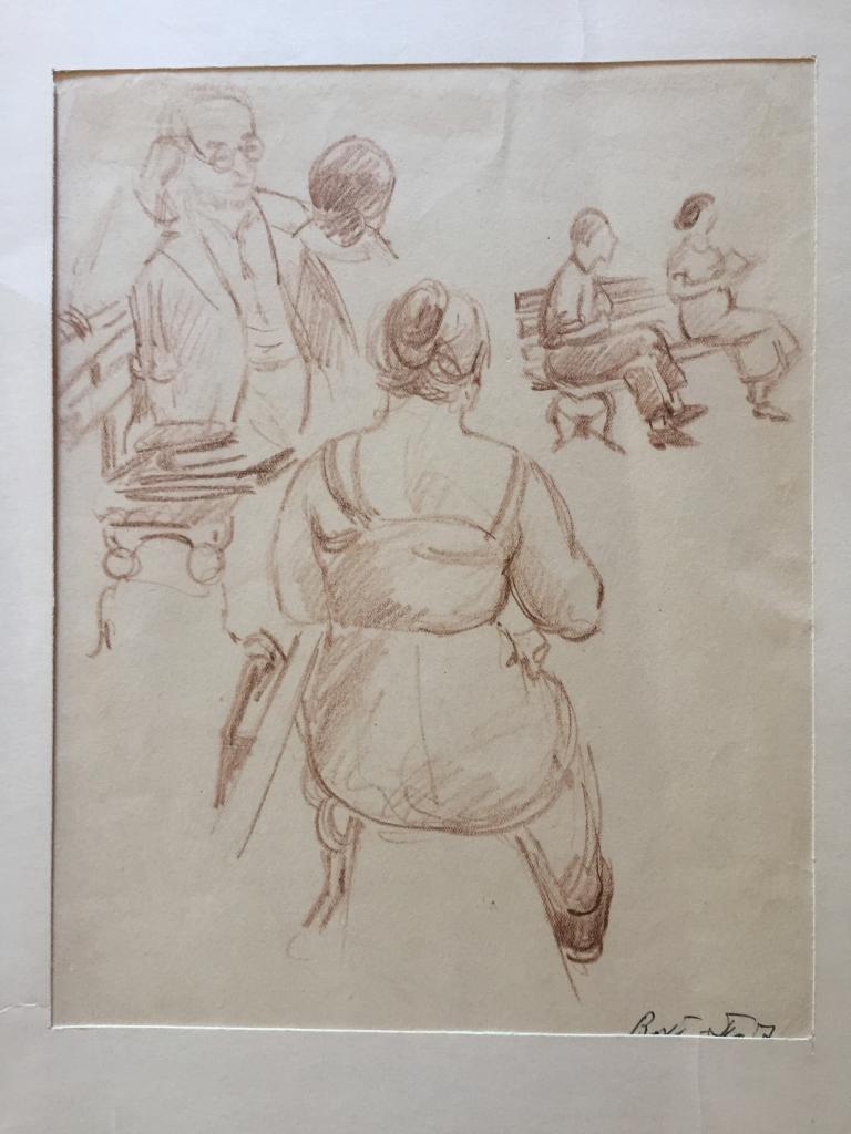 Варт-Патрикова В.В. (1897-1988) "В саду" (1956)