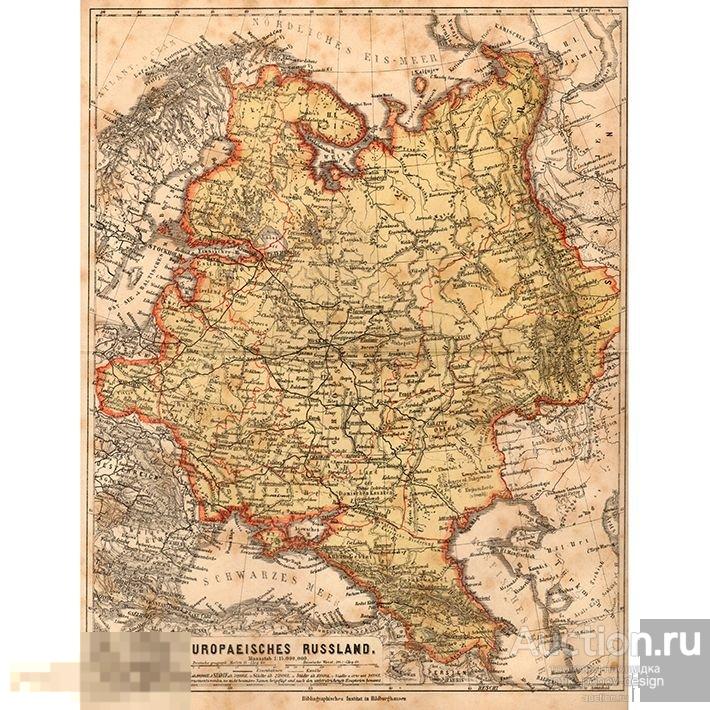 Карта европы середины 19 века